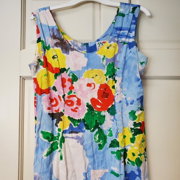 💐L Vintage Jams World summer mini tank dress - Picture 3 of 9